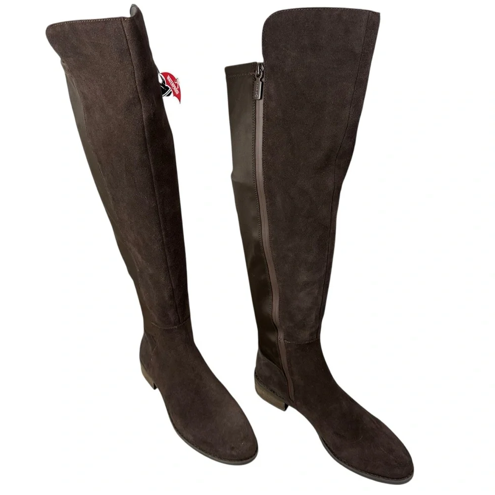 Blondo Valina Over-the-Knee Suede Waterproof Boots